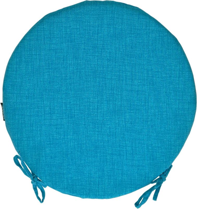 Poduszka na krzesło okrągłe poduszka okrągła AMPO niebieski 1 szt.