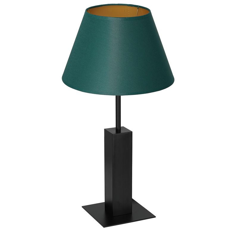 Lampa stołowa Luminex Table Lamps czarny mat-zielona-złota 1 x E27 x 15W IP20 wym: 56 x 30 x 30 cm metal - 1 szt.