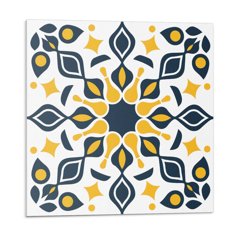 Kafelki samoprzylepne Wallfluent 50x50 cm Symetryczne kwiatowe aranżacje 4 szt.