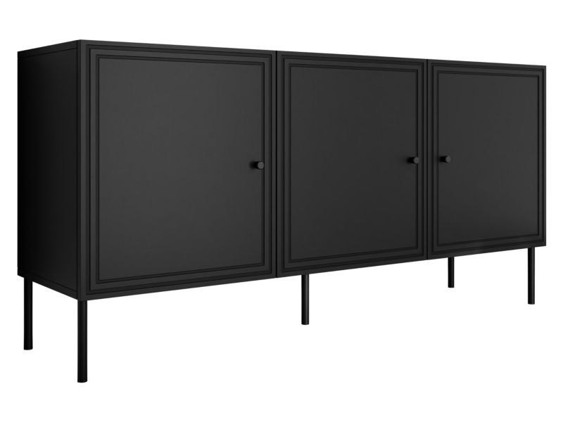 Komoda MIRJAN 24 Palazzo Bis 150 3D czarny 1 szt.