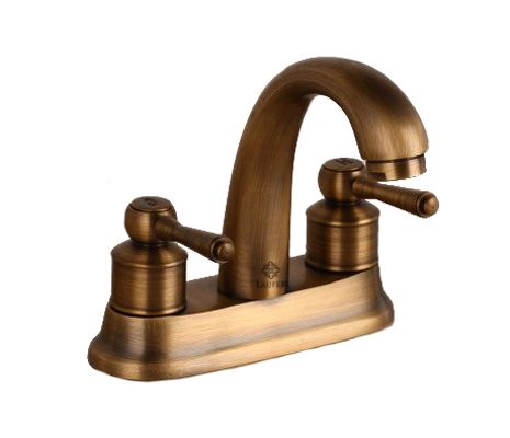 Bateria umywalkowa Lauferi OBRA mosiężna szczotkowany mosiądz retro 1 szt.