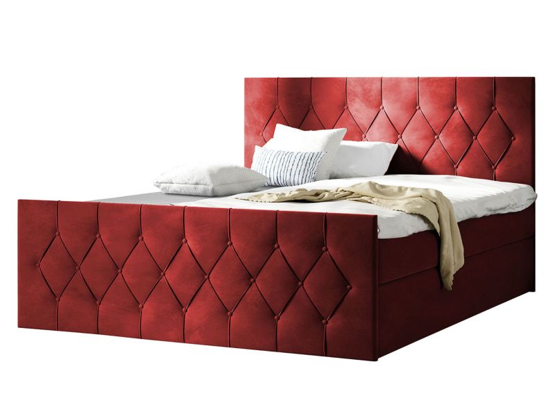 Łóżko kontynentalne MIRJAN 24 Sky Lux 160x200 poziomkowy 1 szt.