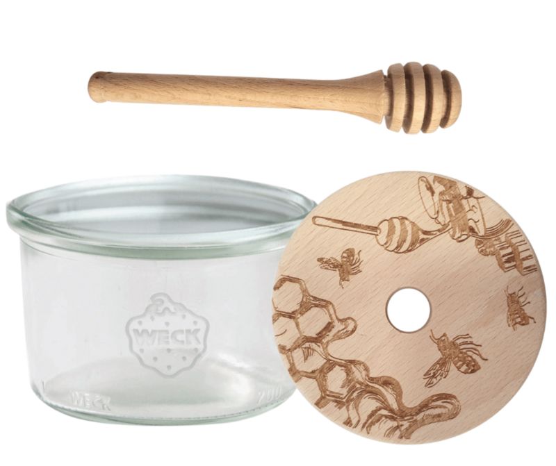 Słoik do miodu MODO24 Weck 200 ml fi 80 mold nabierak W2 1 kpl.