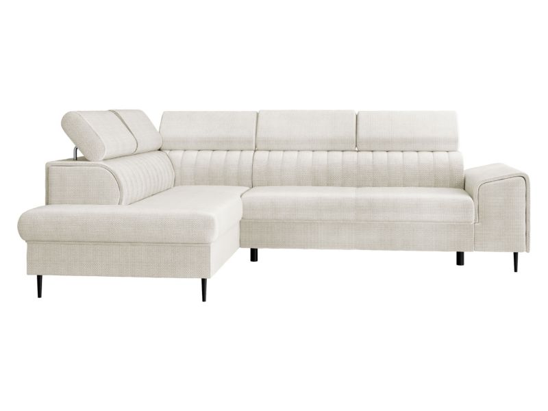 Narożnik z funkcją spania MIRJAN 24 Kadurin lewy z funkcją spania śmietankowy 1 szt.