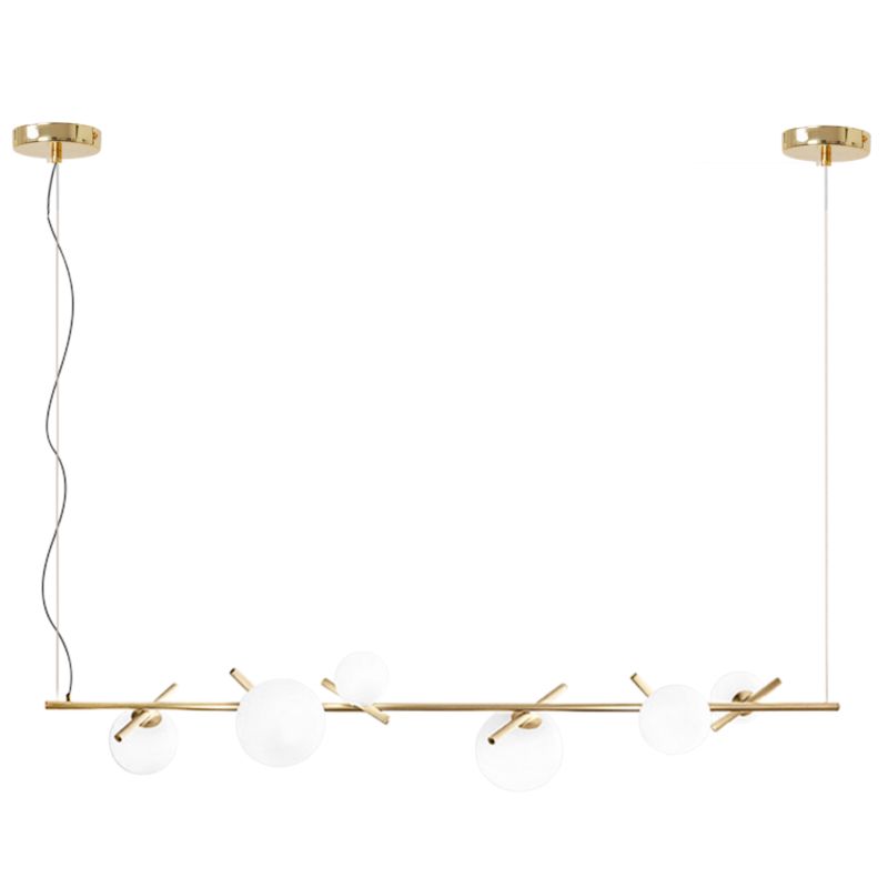 Lampa Sufitowa Wisząca Toolight App1664-6Cp Złoty