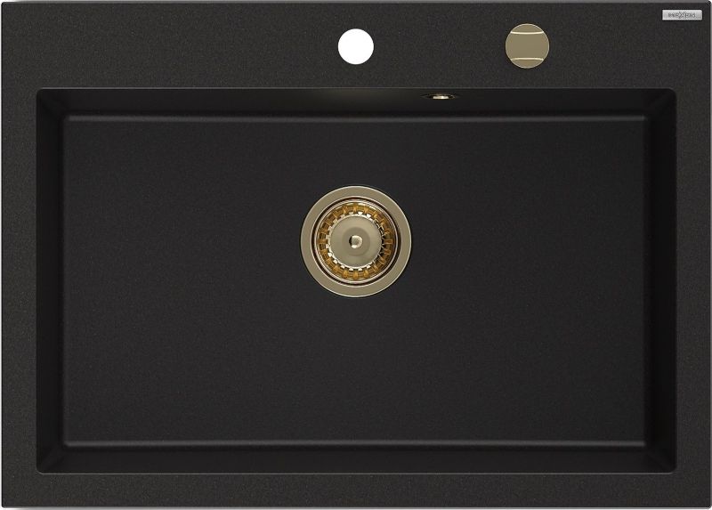 Zlewozmywak wpuszczany Mexen Elix czarny 700x500 mm - 6526701005-77-G