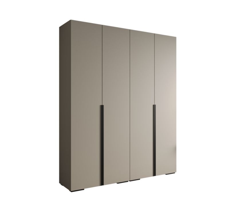 Szafa uchylna ubraniowa INOVA 1 (kaszmir/czarny) 2