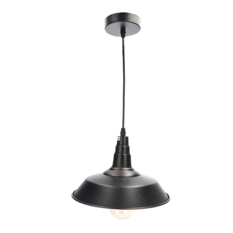 Lampa wisząca Edo Tene E27 czarna matowa EDO777175 1 szt.