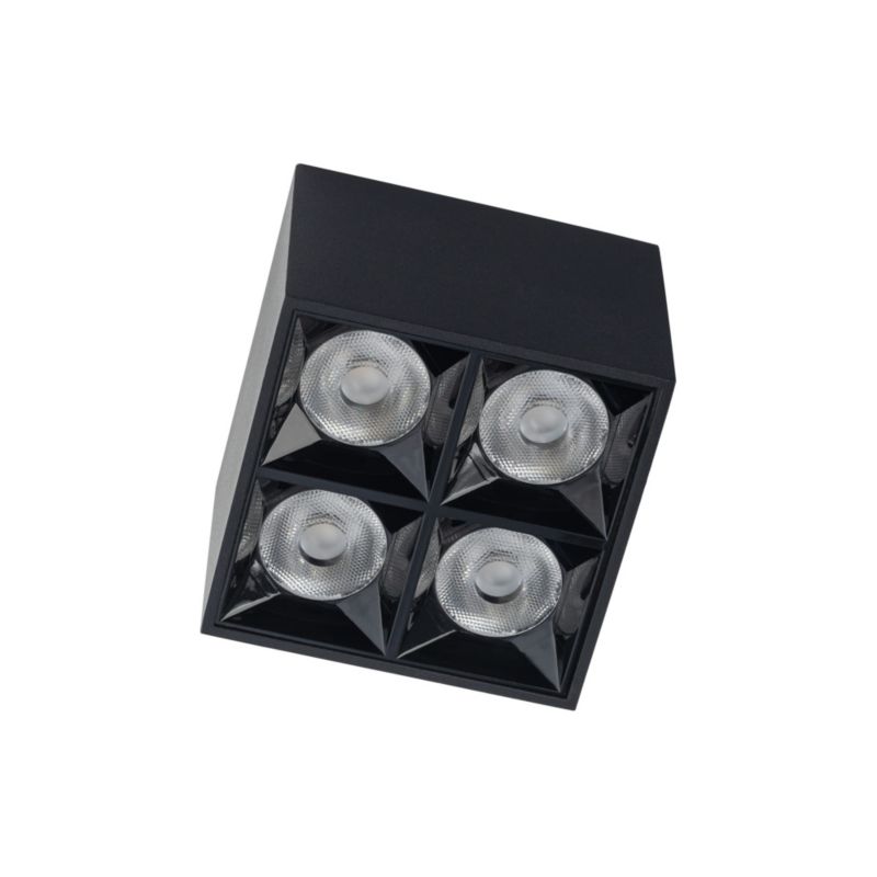 Reflektor sufitowy Nowodvorski Lighting Midi czarny LED 16W 3000K 1500lm IP20 wym: 6,6 x 6,6 cm aluminium - 1 szt.