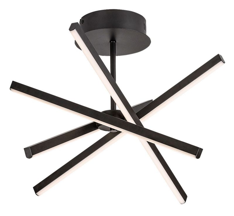 Lampa sufitowa wisząca Rabalux Matilde 2709 czarno-biała nowoczesna wbudowany LED 30W 1 szt.