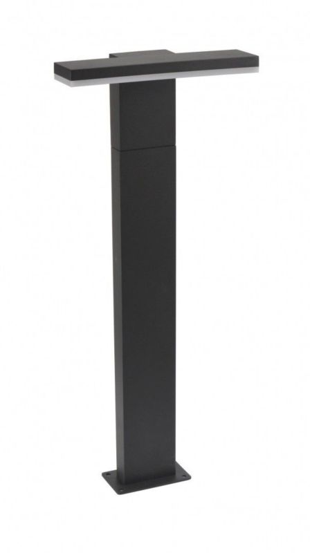 Lampa ogrodowa stojąca SU-MA Fler ciemnoszara LED 10W 4000K 720lm IP54 wym: 58 x 24 x 9,1 cm aluminium - 1 szt.