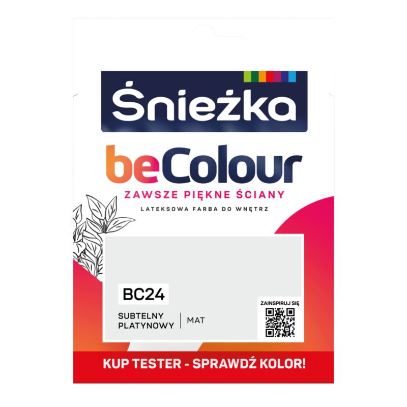 Tester farby Śnieżka Becolour subtelny platynowy 25 ml