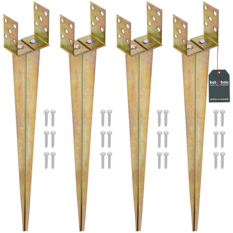 Podstawa słupa KOTARBAU wbijana 0-125 mm 4 szt.