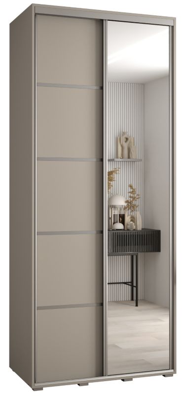 Szafa przesuwna Abiks 45 wysoka Dakota 5 110 kaszmir+kaszmir+srebr 1 szt