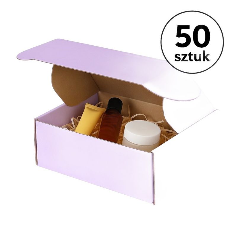Karton Wykrojnikowy Neopak 150x100x50mm(zew) Fioletowy - Prezentowe 50 szt.