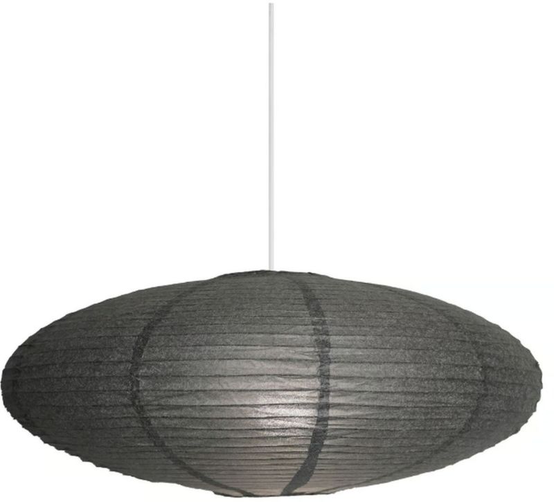 Lampa wisząca Nordlux Villo szary/papier 22cm 1 źródło światła okrągła - 1 szt.