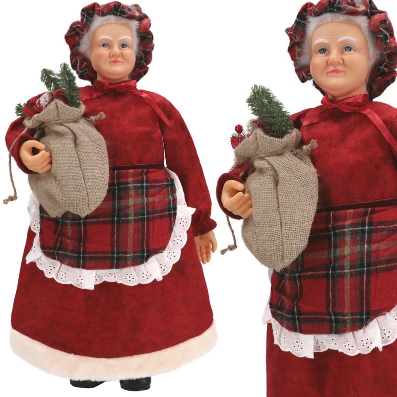 Święty Mikołaj JUMI Pani Mikołajowa świąteczny FIGURKA skandynawski 1 szt.