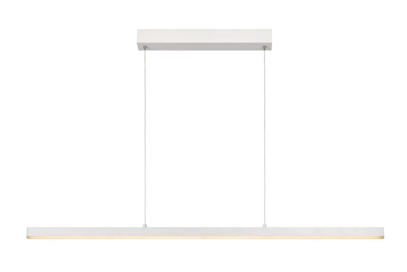 Lampa wisząca Lucide Sigma biała nowoczesna wbudowany LED 30W 1 szt.