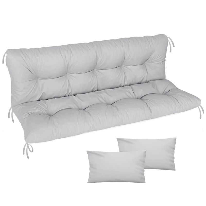 Poduszka materac na huśtawkę Comfort FEROCITY Szary 185x50x50 1 szt.