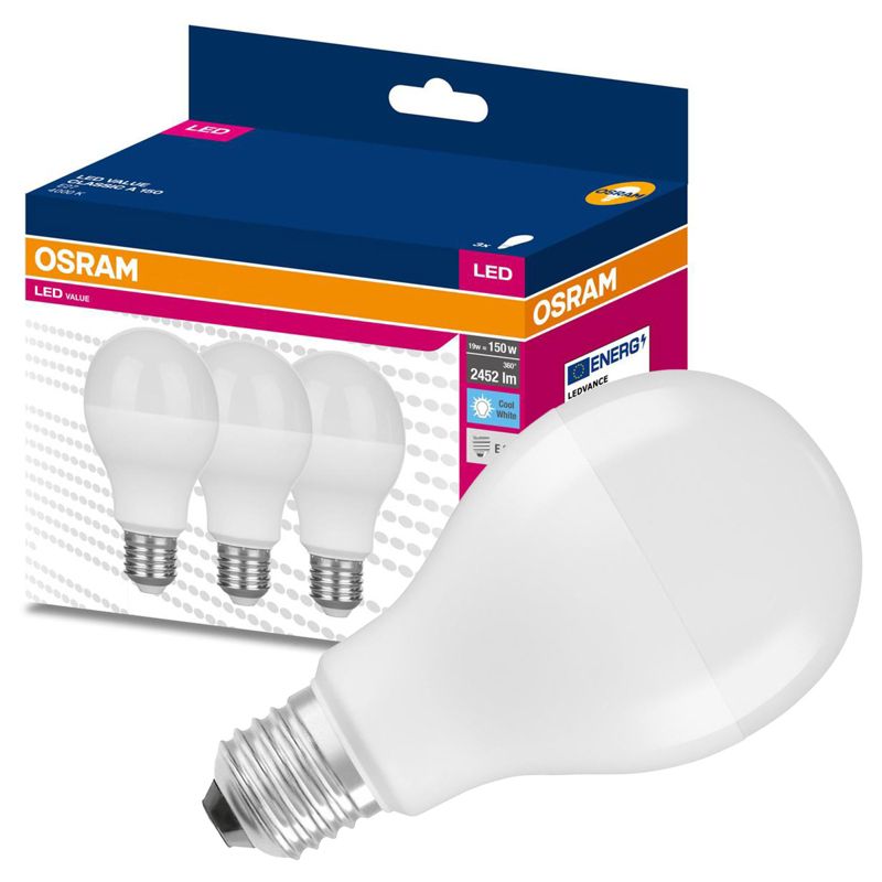 Żarówka LED Osram E27 A68 19W 2542lm 4000K 200st 3 szt.