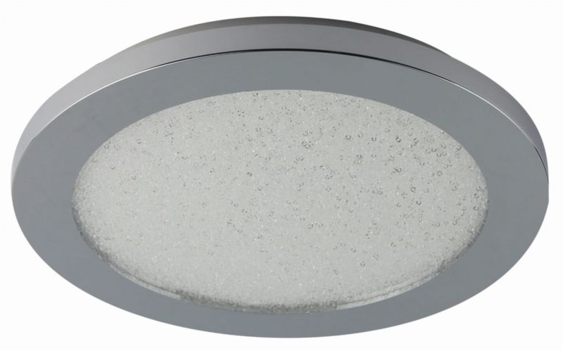 Plafon sufitowy lampa Candellux Pixel chromowany przezroczysty LED 12W 3000K 800lm IP44 wym: 2 x 22 x 22 cm akryl - 1 szt.