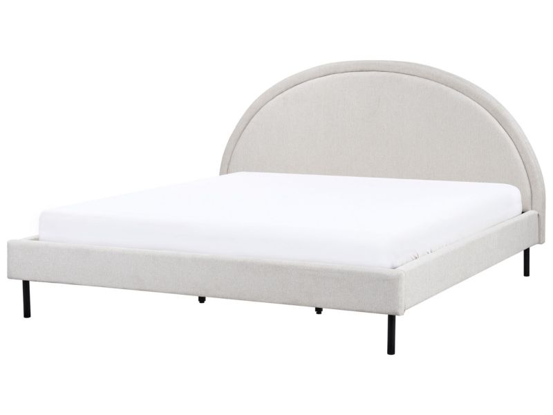 Łóżko Margut 180 x 200 cm Jasnoszary 1 szt.