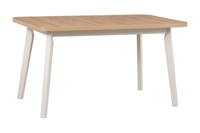 Stół rozkładany Bettso Oslo 6 z zaokrąglonym blatem i subtelnym wcięciem na kaszmirowych nogach dąb artisan 1szt