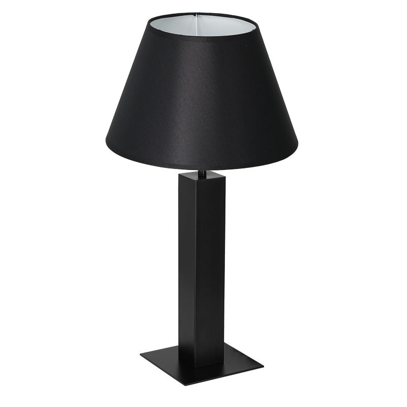 Lampa stołowa Luminex Table Lamps czarny mat-biała 1 x E27 x 15W IP20 wym: 56 x 30 x 30 cm metal - 1 szt.