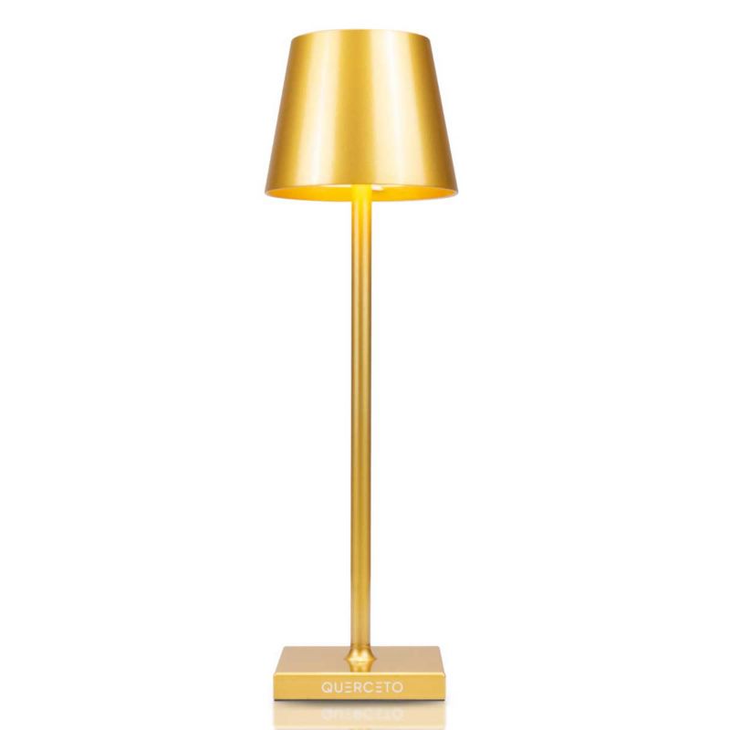 Lampka stołowa LED, QUERCETO NSM2022A, Złoty, 1 szt.