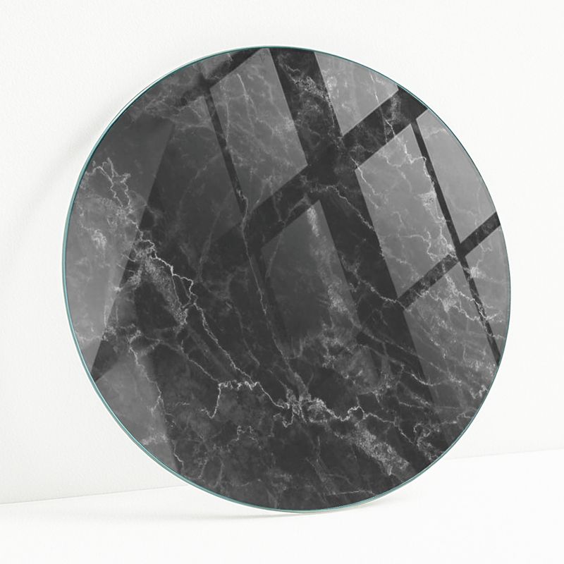 Blat Szklany z Nadrukiem Wallfluent FI 50 cm Marmurowe żyłki w stylu 1 szt.