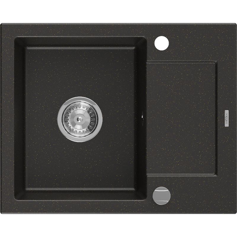 Zlewozmywak wpuszczany Mexen Enzo 1-komorowy szary 576 x 465 mm - 6506571005-71-G 1 szt.