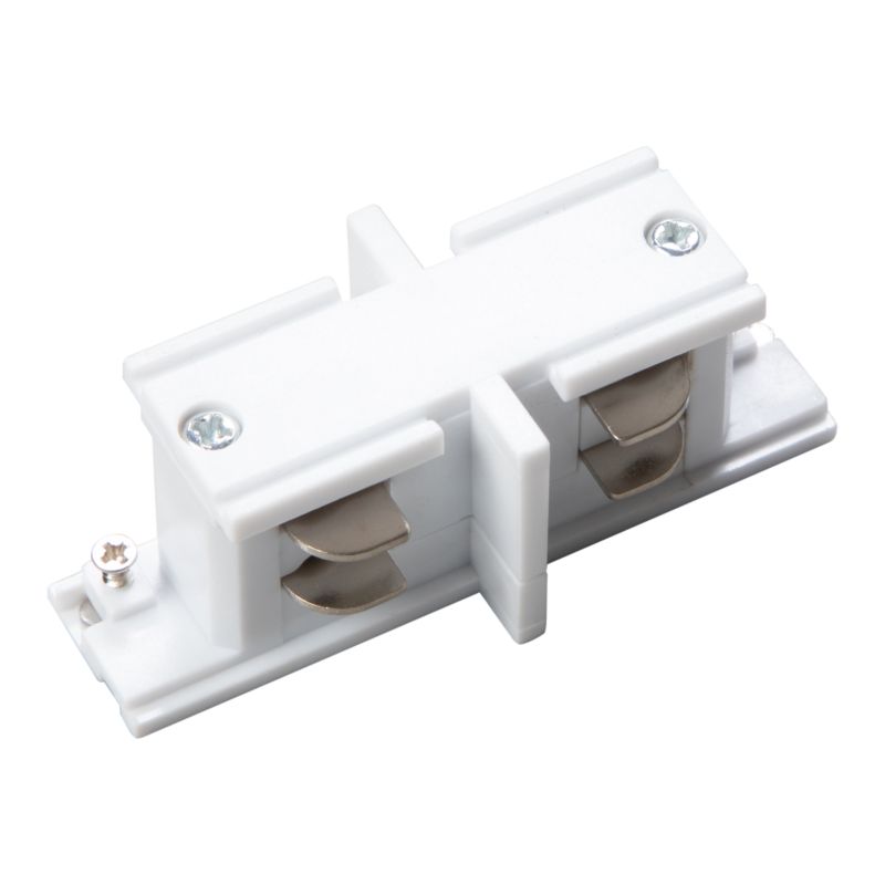 Łącznik prosty mini do szyny Milagro Track 3-obwodowy biały