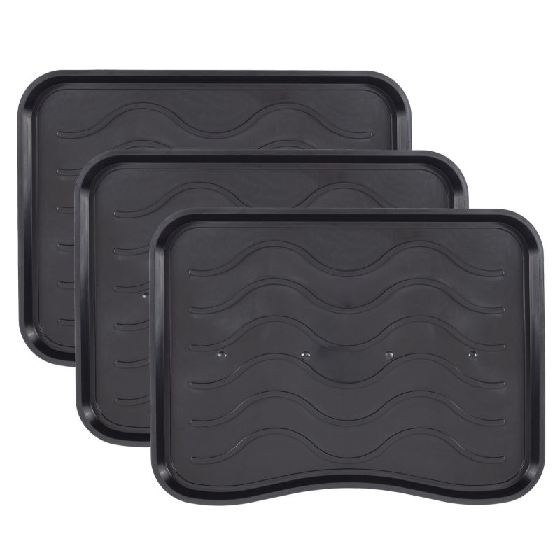 Ociekacz na buty Signet 38x50 cm e-floor czarny 2 szt