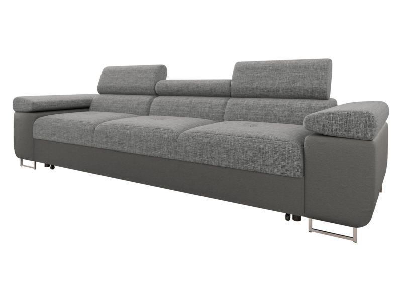 Kanapa rozkładana MIRJAN 24 Torezio Bis III ekoskóra mysi szary/szary 1 szt.