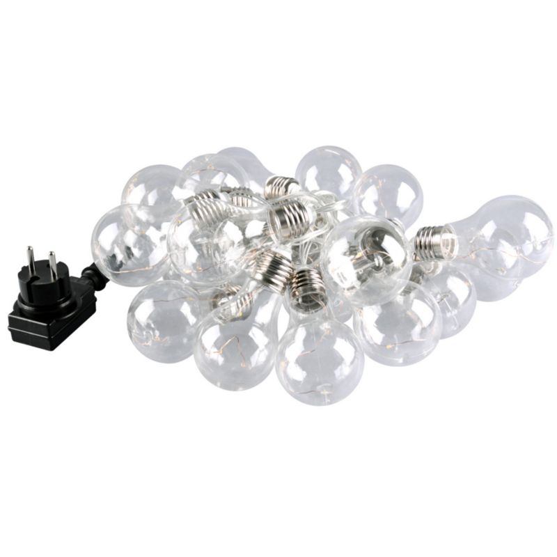 Girlanda ogrodowa Polux Smolder transparentna LED 2.7W 2700K 50lm 20 punktów IP44 5,3 metra - 1 szt.