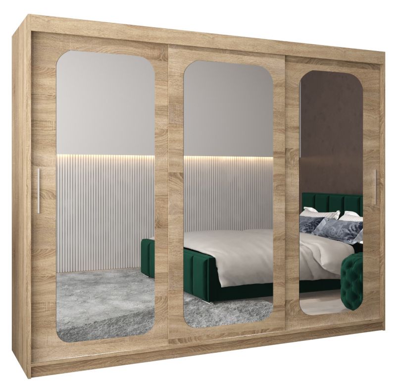 Szafa przesuwna Garderoba Abiks PROMO T3 250 sonoma/sonoma 1 szt.