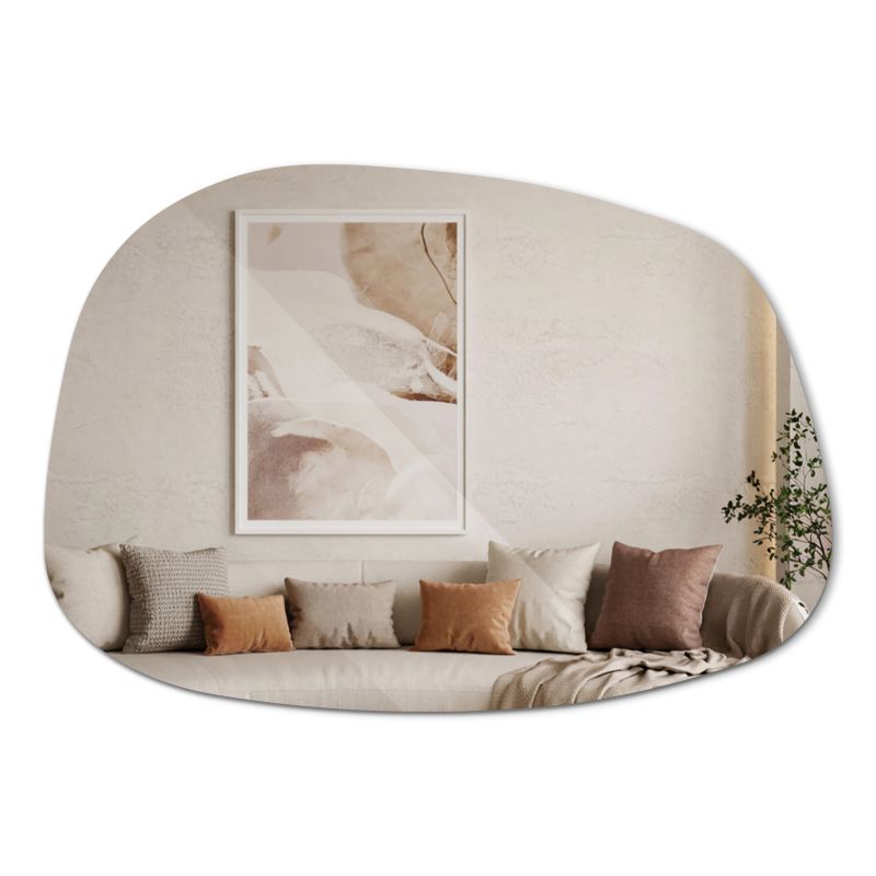 Nieregularne Lustro Ścienne ArtPrintCave 79 x 57 cm Dekoracja Wnętrza 1 szt.