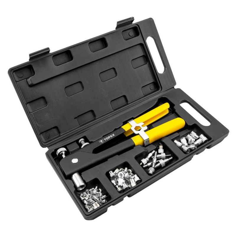 Nitownica TOPEX na nitonakrętki M3, M4, M5, M6, M8 1 kpl