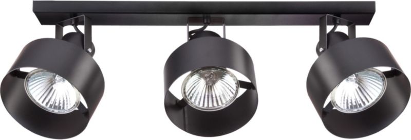 Spot sufitowy Sigma Lighting Rif Plus czarny 3 x E27 x IP20 wym: 23 x 67 x 15 cm - 1 szt.