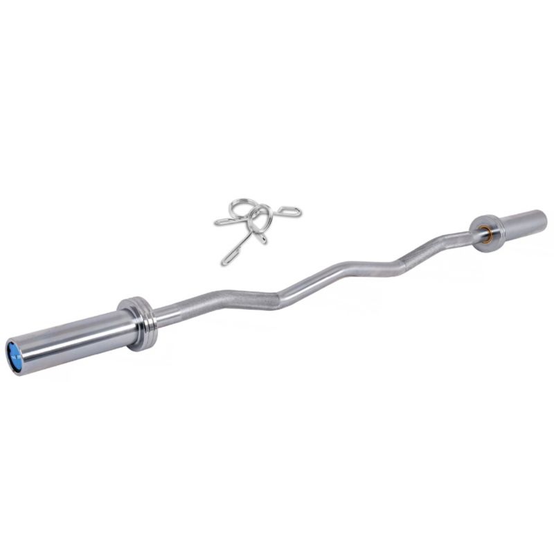 Gryf olimpijski lekko łamany THUNDER HBG-O-120/50 120cm 50mm hartowana stal łożyskowany 1szt.