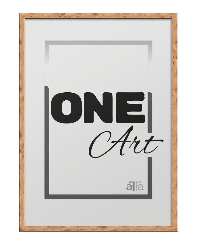 Ramka A1 Hekla 59,4x84,1 MDF plakat naturalny 1szt.