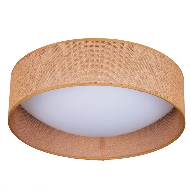 Plafon LED Tuluza Sanico Goldlux 24W 40cm 4000K boho beige IP20 - 1 szt.