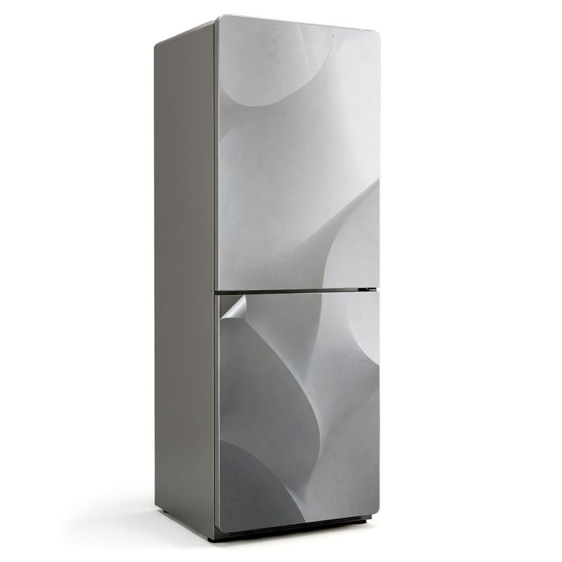 Ozdobna naklejka na lodówkę Wallfluent 70x190 cm Fale abstrakcyjnych kształtów 1 szt.