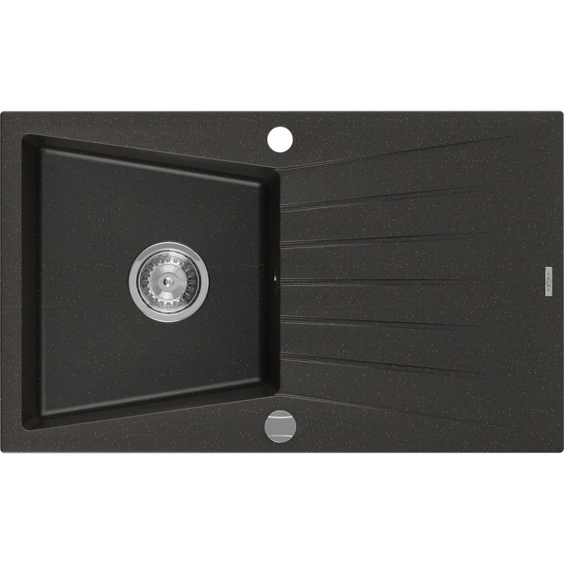 Zlewozmywak wpuszczany Mexen Cesar 1-komorowy szary 775x470 - 6514771010-71-G 1 szt.