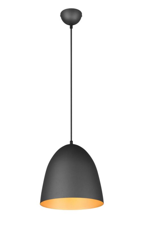 Lampa wisząca RL Tilda czarno-złota wym: 150 x 25 x 25 cm 1xE27 x 1 szt.