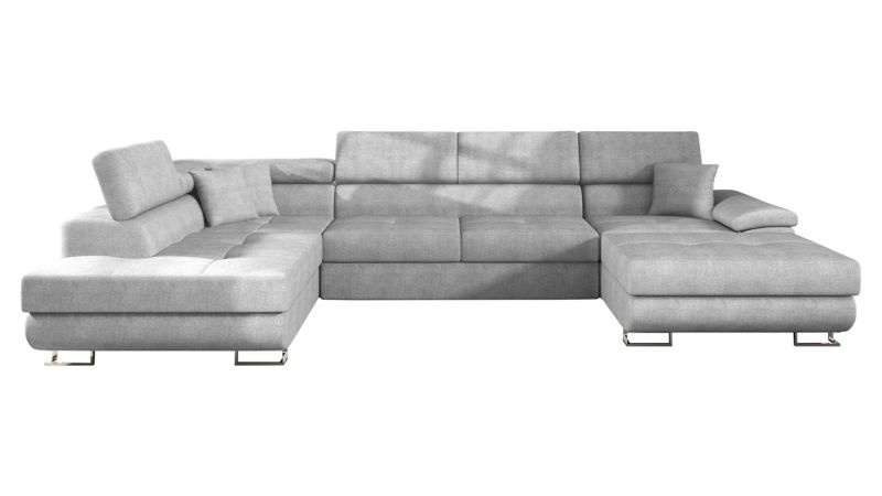 Narożnik z funkcją spania MIRJAN 24 Cotere Bis lewy jasnoszary 1 szt.