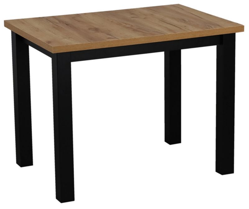 Stół do kuchni jadalni salonu Bonni Lap 100x70 Czarny/Dąb Craft 1 szt.