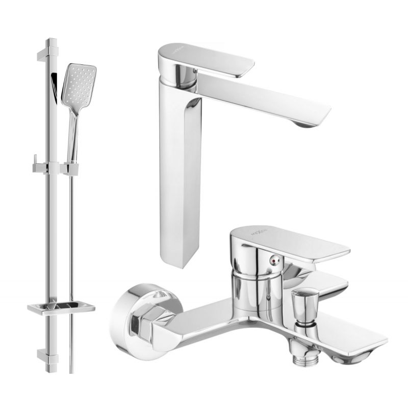 Zestaw wannowy Mexen Alexa chrom 71213DQ62-00 1 szt.