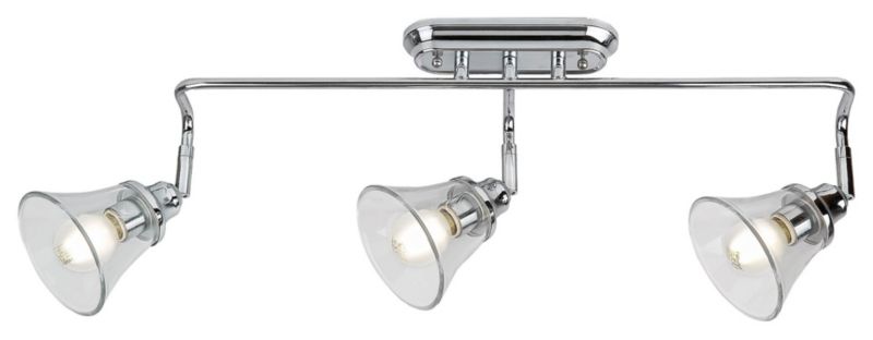 Lampa sufitowa Rabalux Antoine chromowo-przezroczysta szklane klosze 3xE14 x 40W 1 szt.