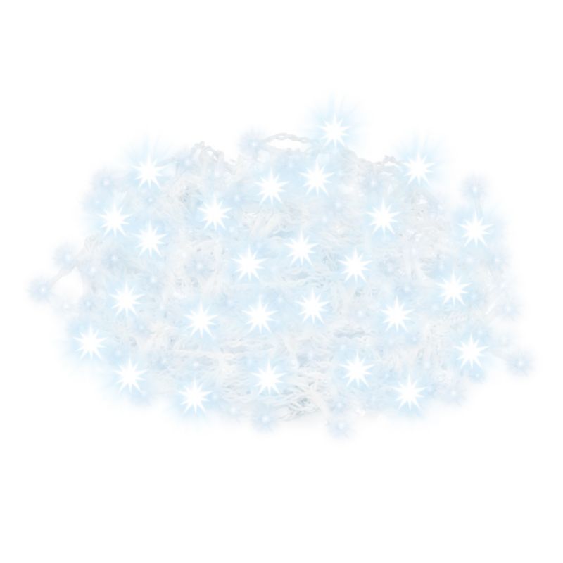 Kurtyna świetlna Springos 500 led wewnętrzno-zewnętrzna zimny biały z flash 1 szt.